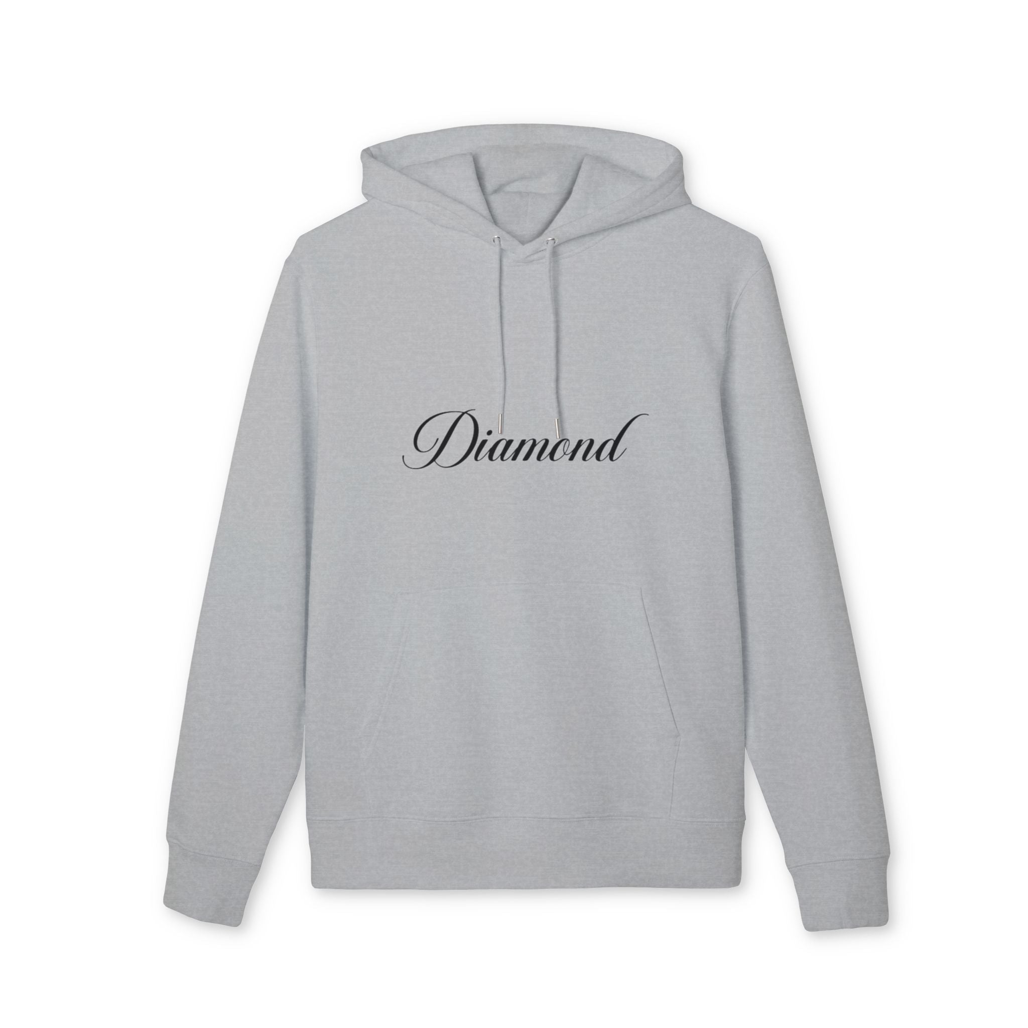 Diamond Script Hoodie — Minimalist Elegant Pullover