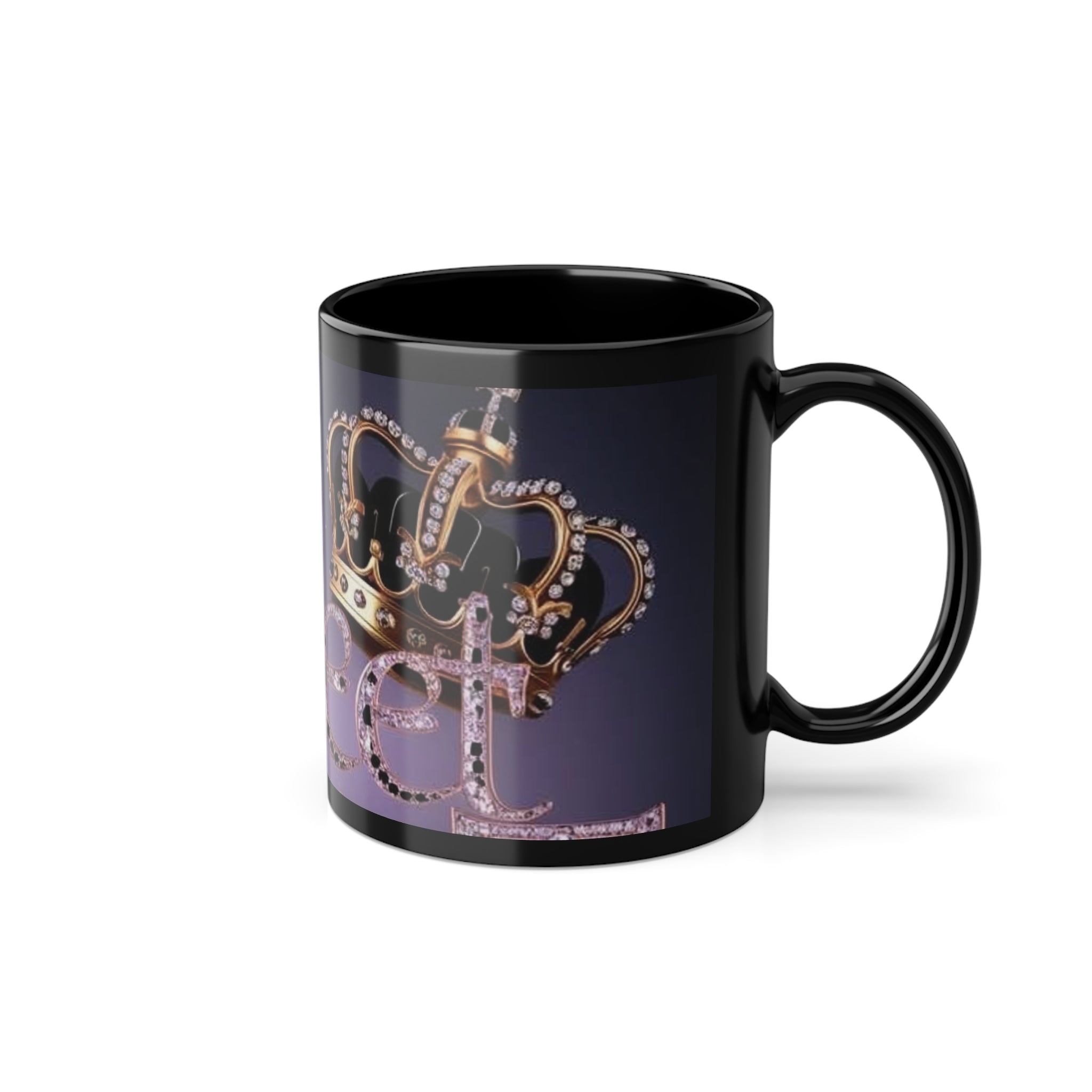 Black Coffee Cup, 11oz