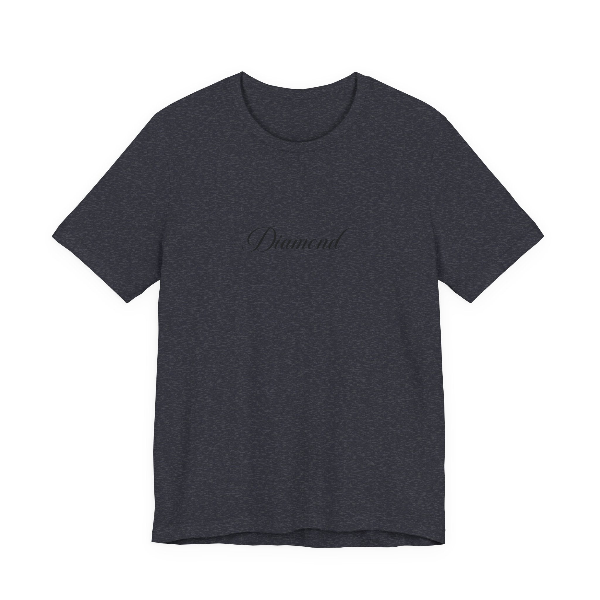Diamond Script Tee — Minimalist Script Graphic T‑Shirt